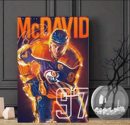 McDavid canvas print