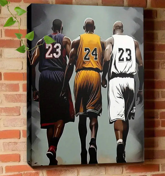 "Iconic Basketball Legends Jersey Set - 23, 24 & 23 Tributes"