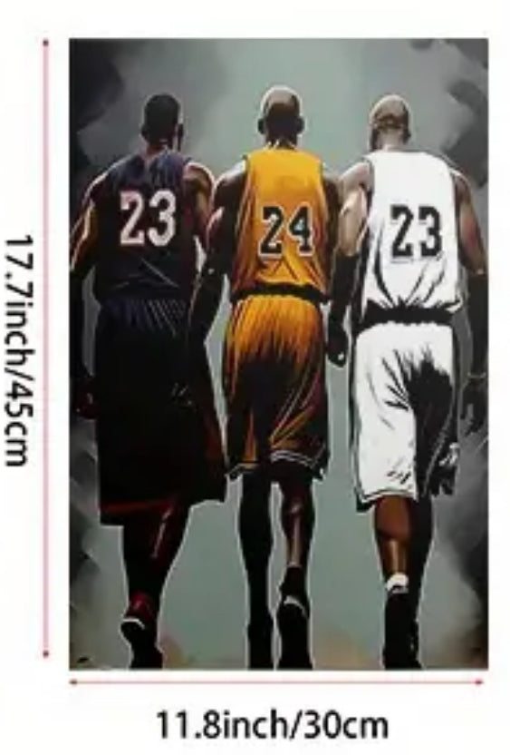 "Iconic Basketball Legends Jersey Set - 23, 24 & 23 Tributes"