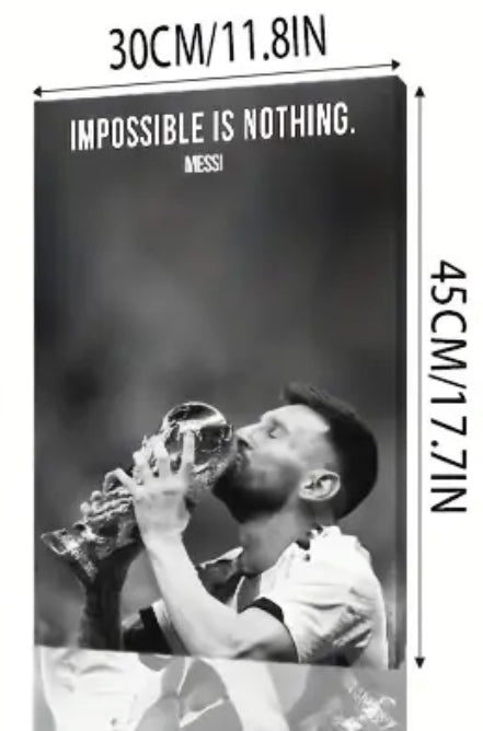 Messi canvas print