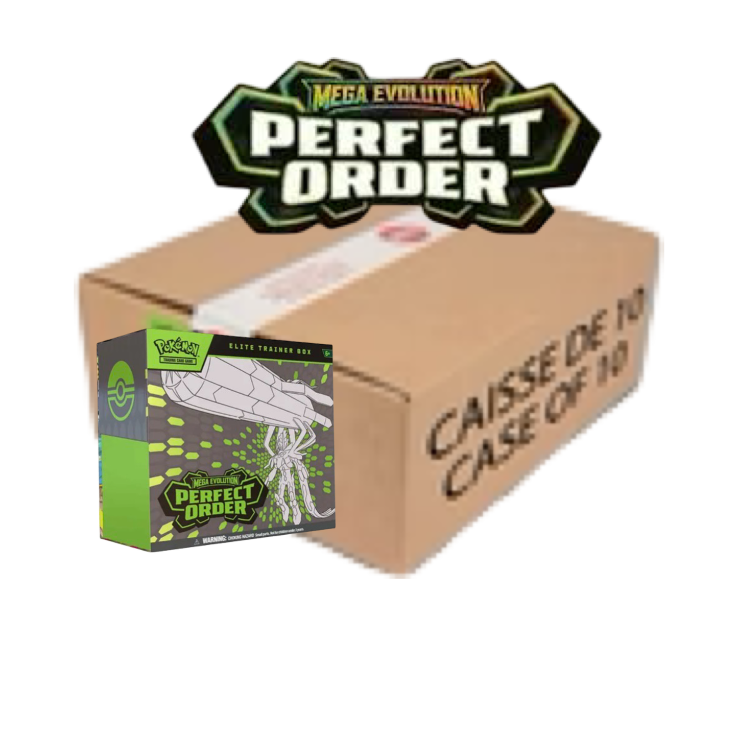 Pokémon - Mega Evolution Perfect Order - Sealed Case of 10 ETB’s