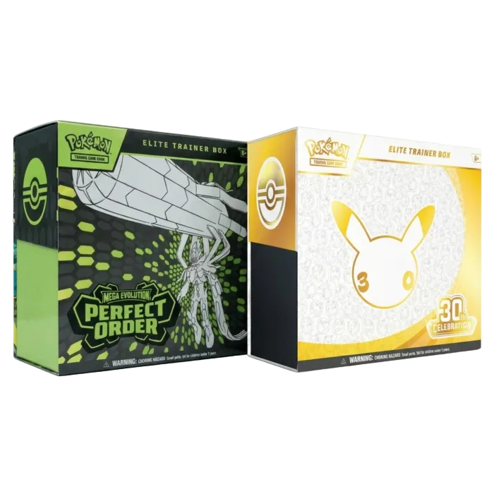 Pokemon 30th anniversary and Perfect Order ETB’s bundle