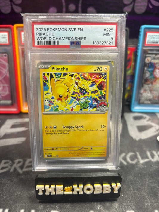 Pikachu (world championship 2025) PSA 9