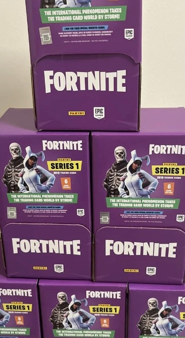 2019 Panini Fortnite series 1 Gravity box 36 packs! Gravity Feed USA Print