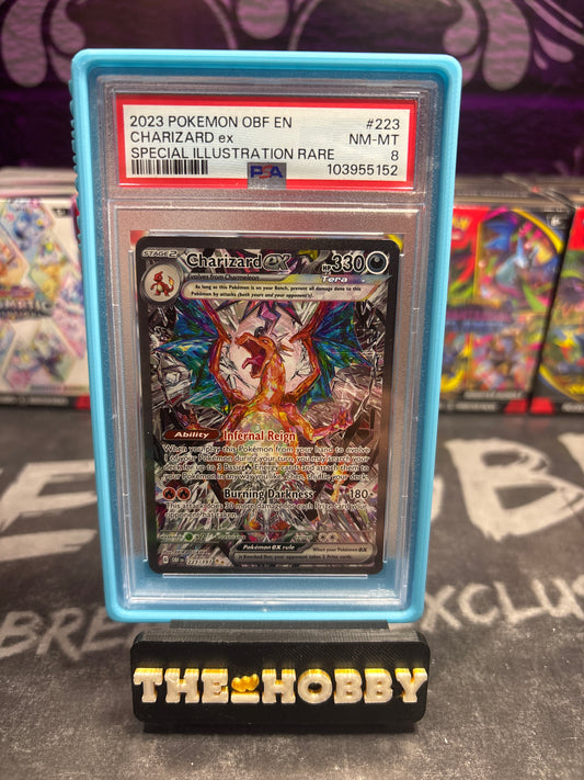 Charizard EX obsidian flames (with Slab guard)