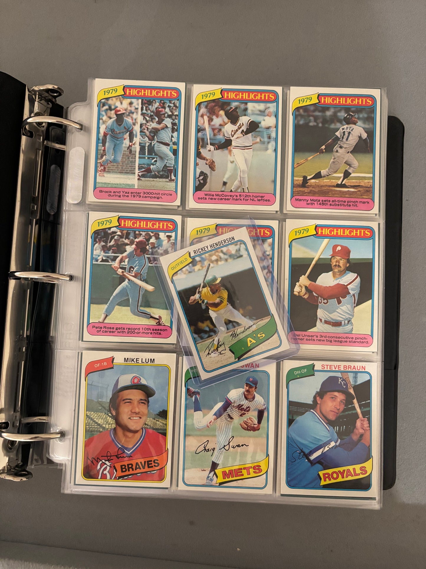 1980 TOPPS BASEBALL COMPLETE SET 726 CARDS