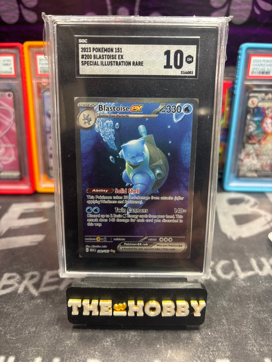151 Blastoise EX special illustration rare SGC 10