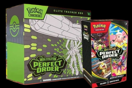 Pokemon perfect order bundle 1 ETB and 1 booster bundle (pre-order March 27)