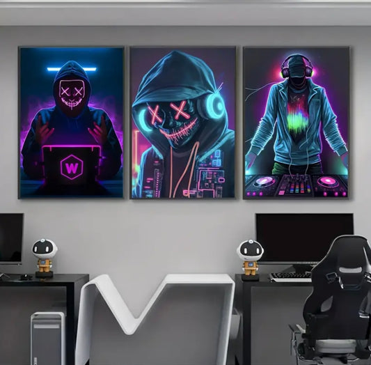 Three-piece Canvas print