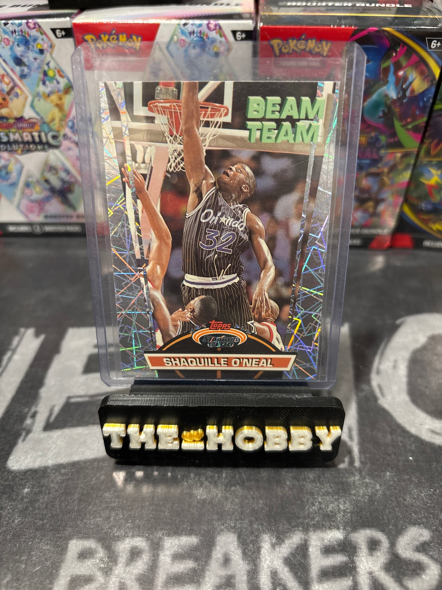 1992-93 TOPPS STADIUM CLUB SHAQUILLE O'NEAL BEAM TEAM ROOKIE CARD #21