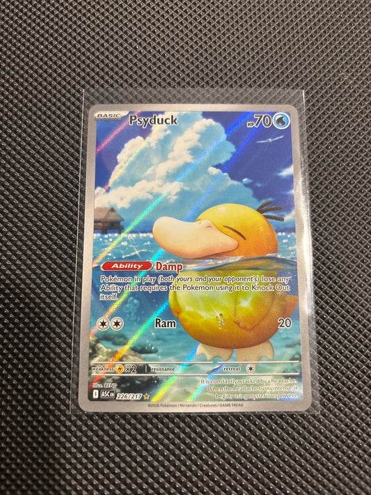 Pokemon TCG Psyduck 226/217 Illustration Rare Ascended Heroes Near Mint