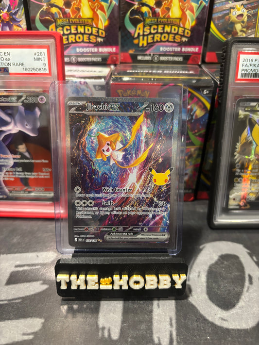 Jirachi ex 155/128 Special Illustration Rare 30th Celebration Pokemon TCG (NM)
