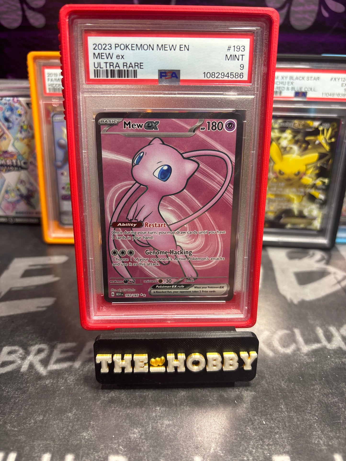 Mew EX with Slab guard PSA 9￼