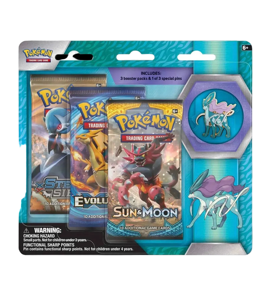 Legendary Beasts 3 Pack Blister Set Suicune