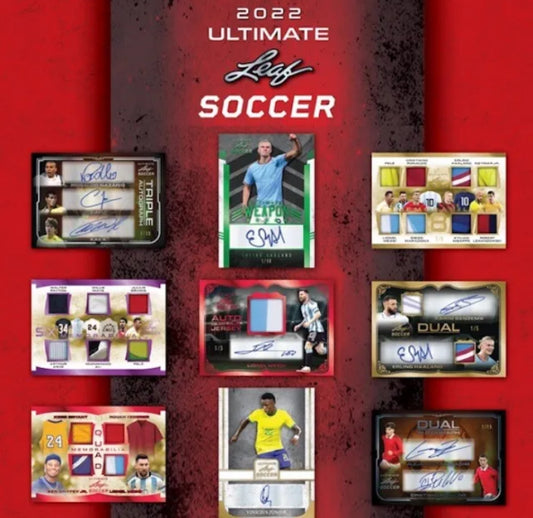 2022 Leaf Ultimate Soccer Hobby