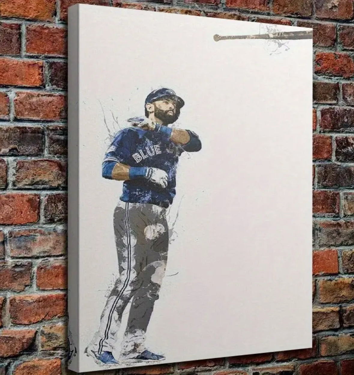 The flip heard around the world canvas print Jose Bautista