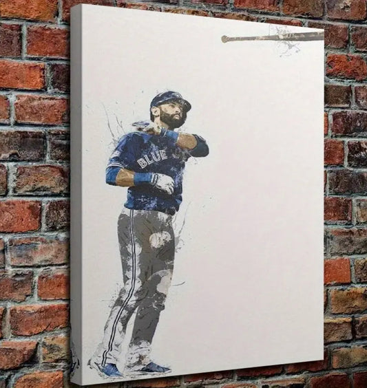 The flip heard around the world canvas print Jose Bautista