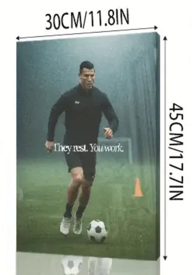 Ronald Canvas Print - Motivational Sports Decor