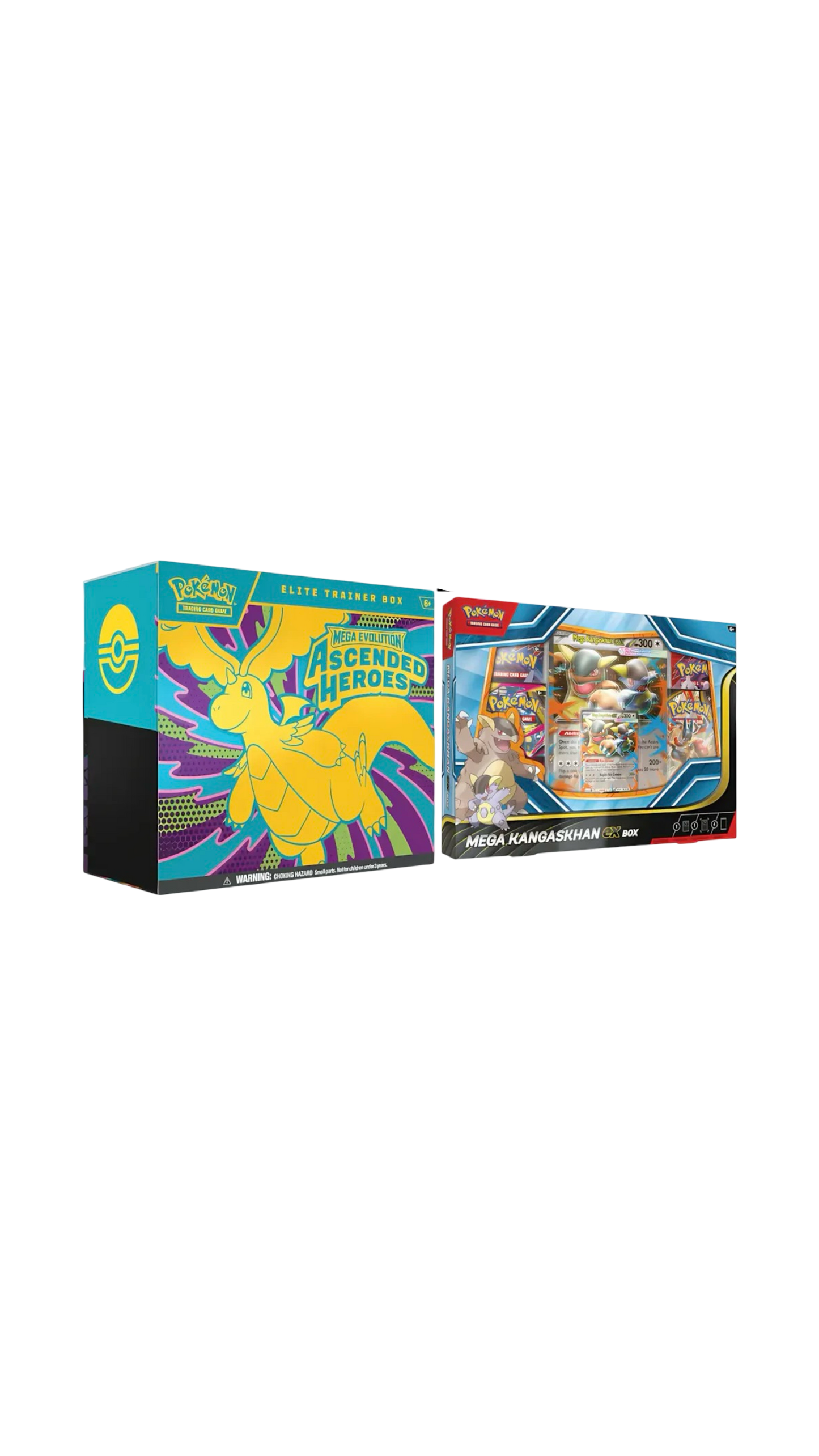 Pokémon TCG: Ascended Heroes Elite Trainer Box + Mega Kangaskhan ex Box Bundle