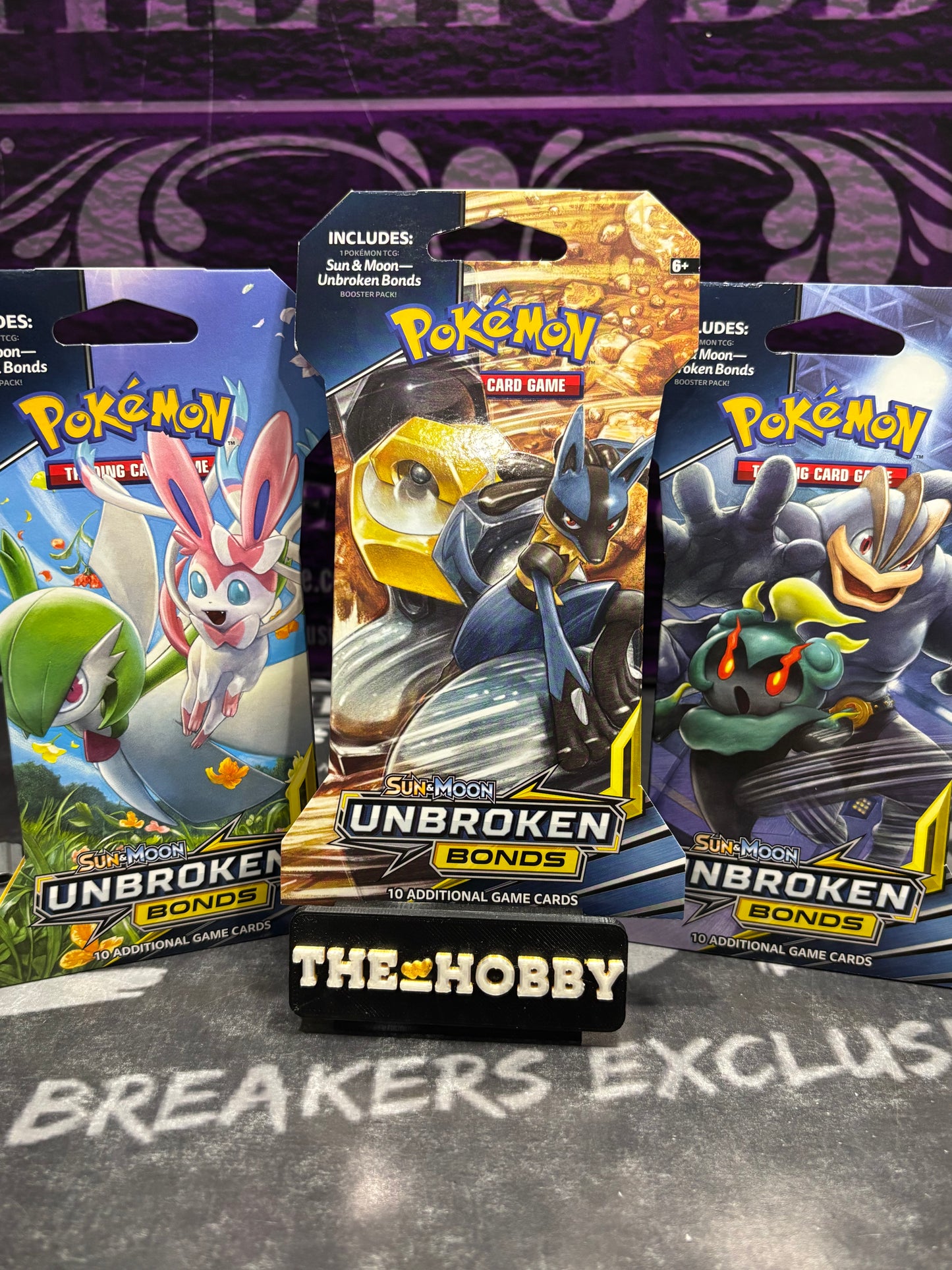 Sun and moon unbroken bonds sleeved booster pack