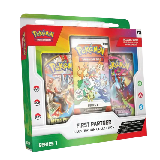 Pokemon First Partner Illustration Collection -Series 1