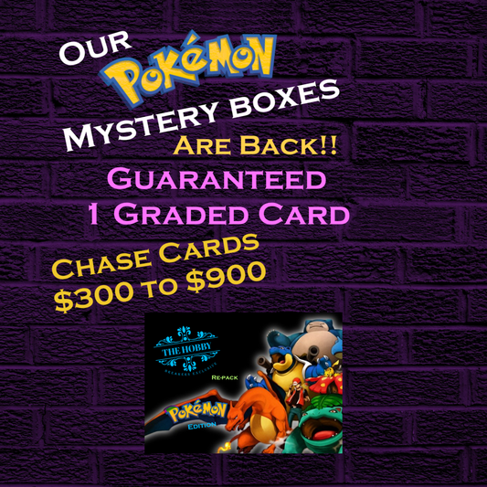 Pokémon Mystery Box 1 Graded Card Guaranteed