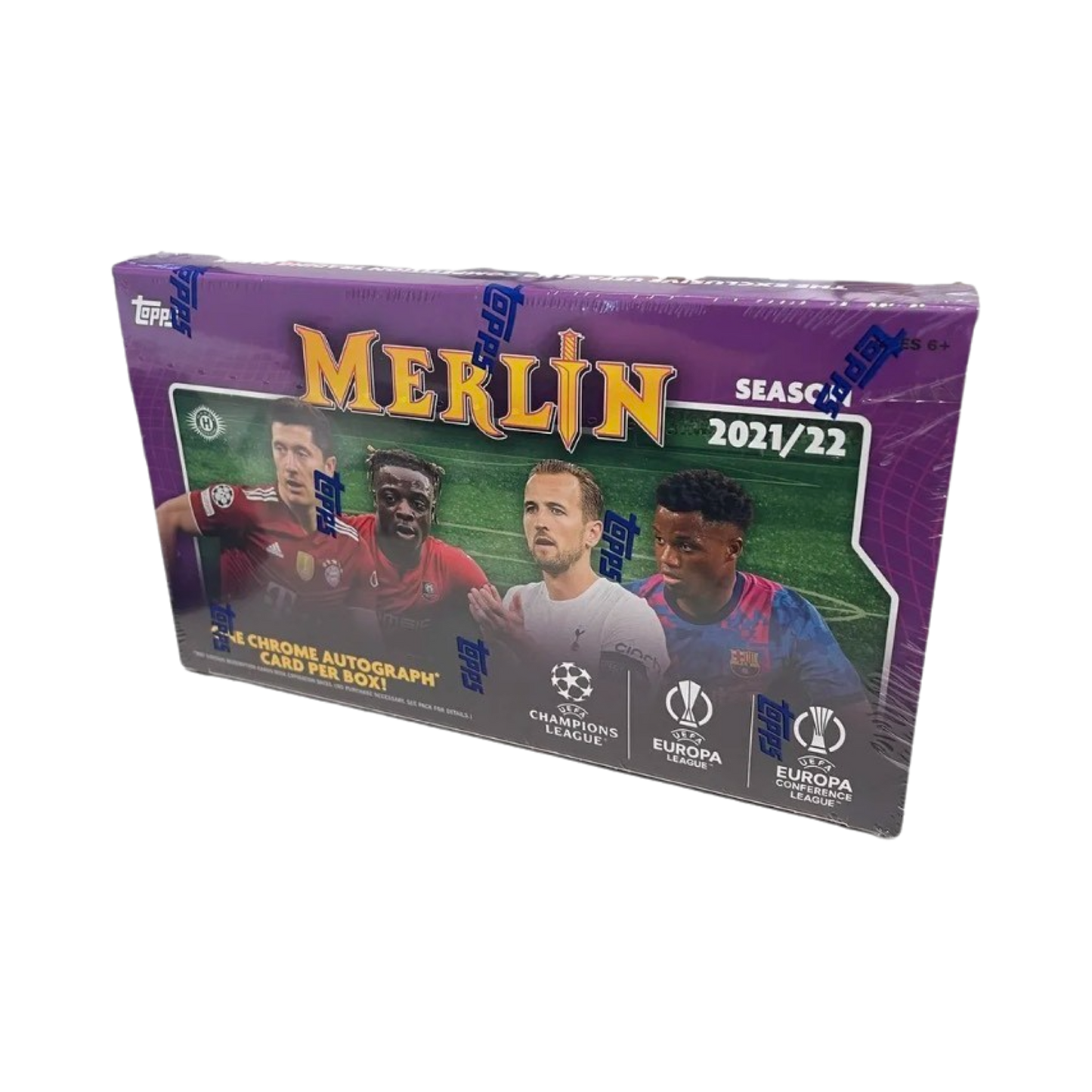 2021/22 Topps UEFA Champions League Merlin Chrome Soccer Hobby Box