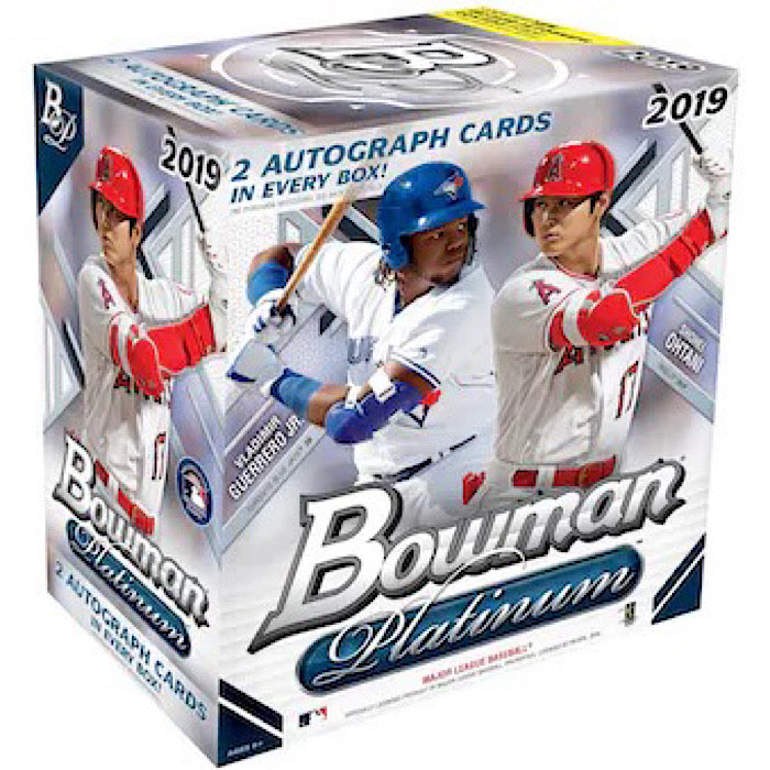 2019 Bowman Platinum collectors, Box 2 autos per box.