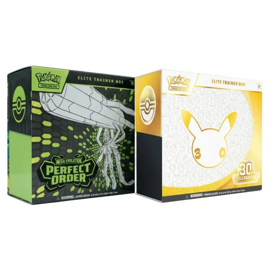 (Bundle package)30th anniversary and Perfect Order ETB’s pre-order Sept 18