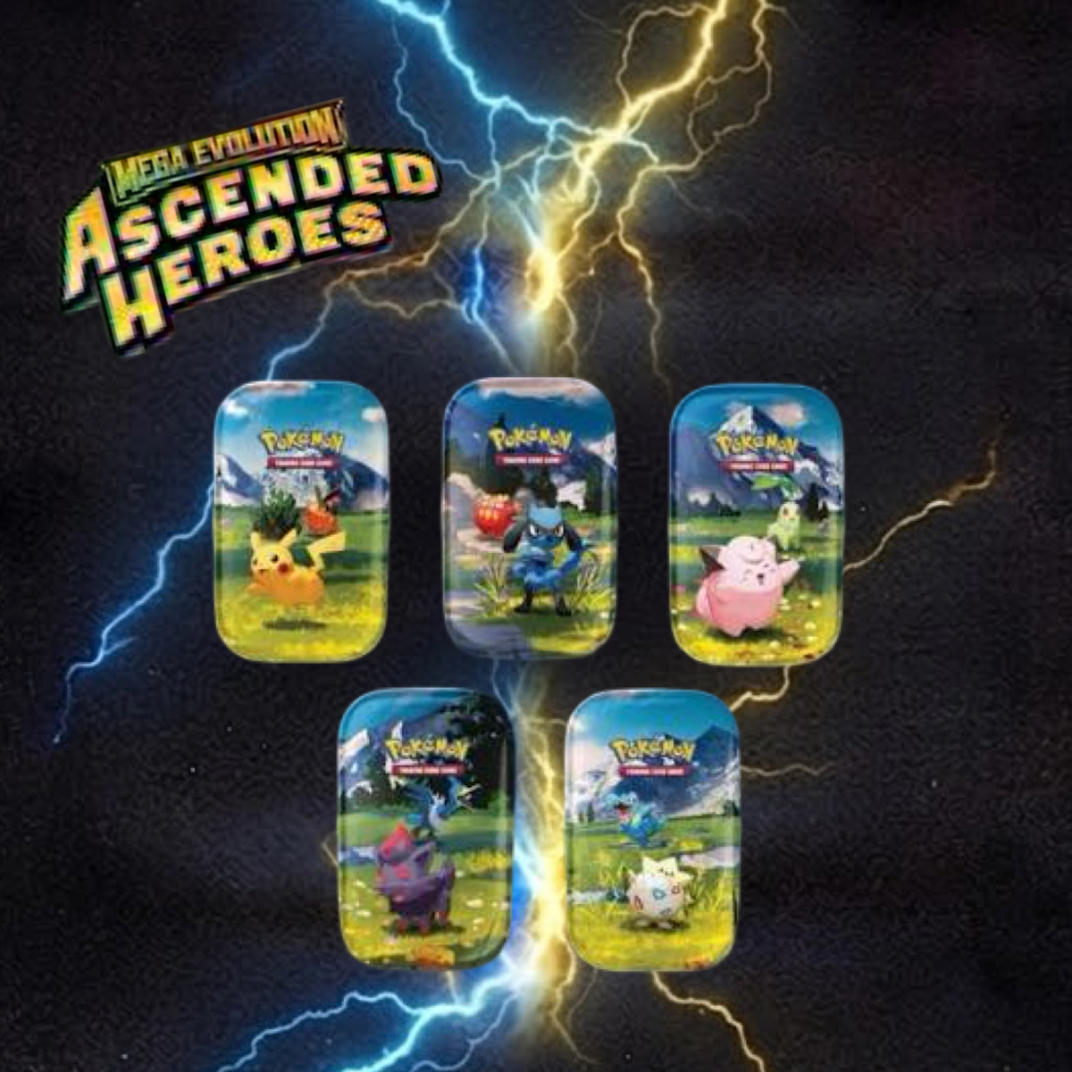 Pokemon Ascended Heroes Mini Tin (randomly selected)