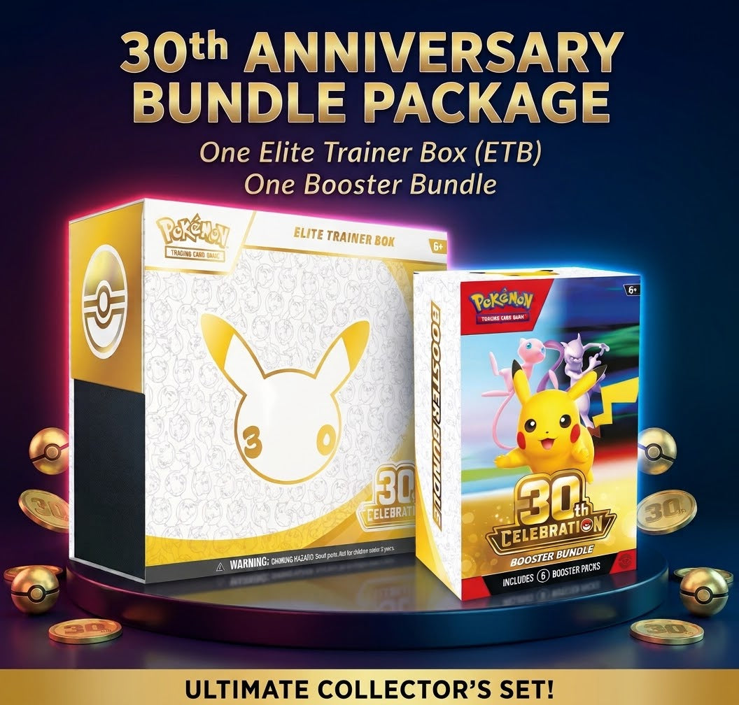 30th anniversary bundle package one ETB one booster bundle