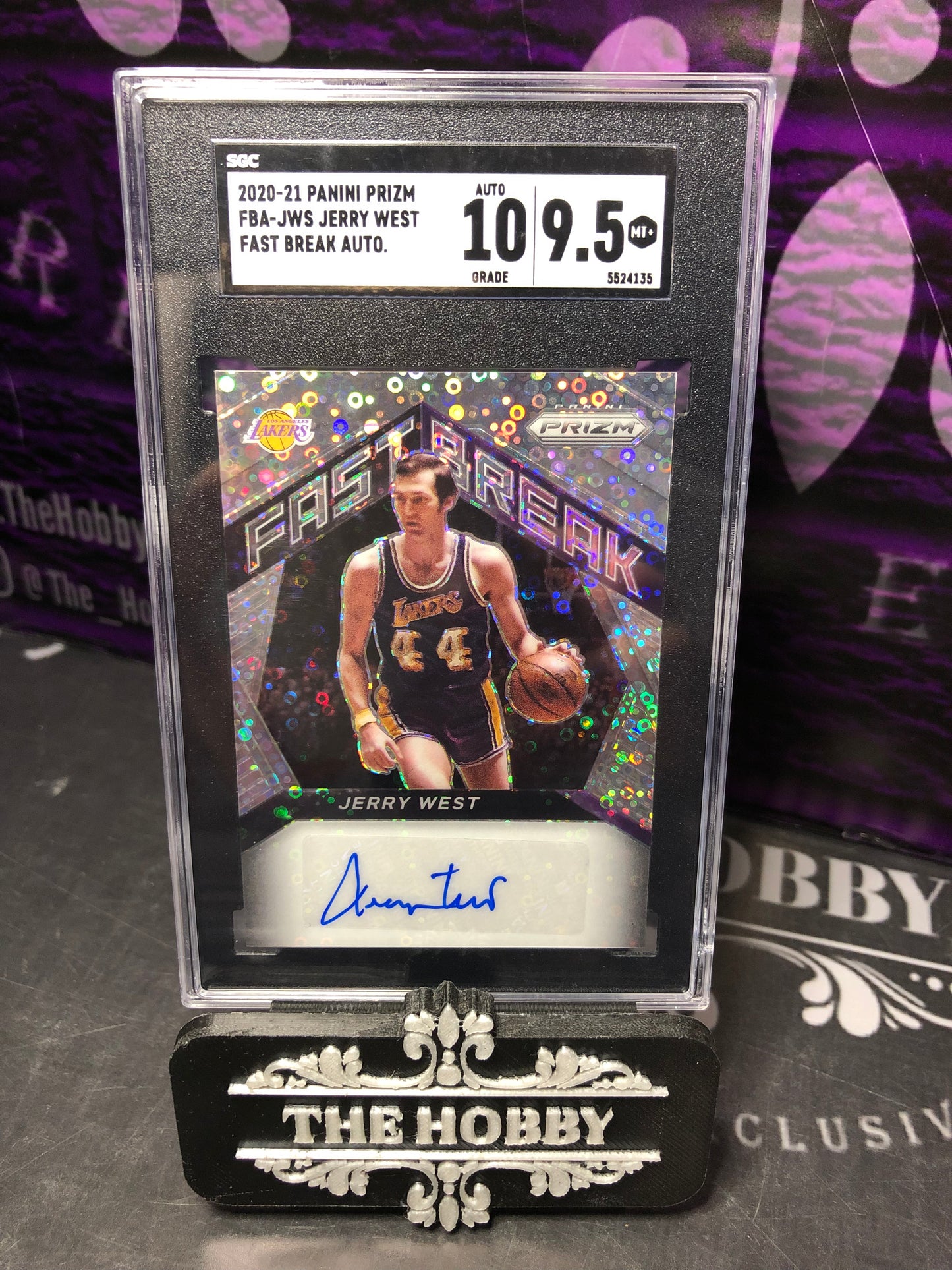 NBA - Jerry West Fast Break  Auto