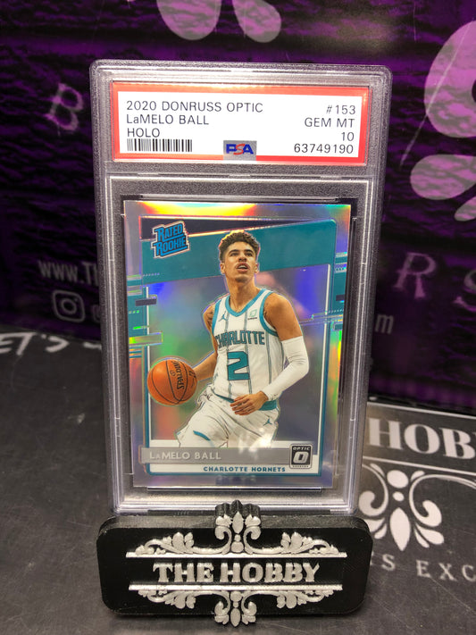 NBA - LaMelo Ball Rated Rookie Holo PSA 10