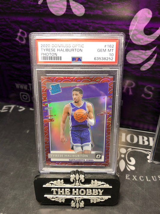 NBA - Tyrese Haliburton Photon Case Hit SSP Rated Rookie PSA 10