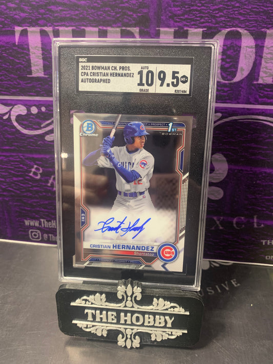 MLB - Cristian Hernandez 1st On Card Auto