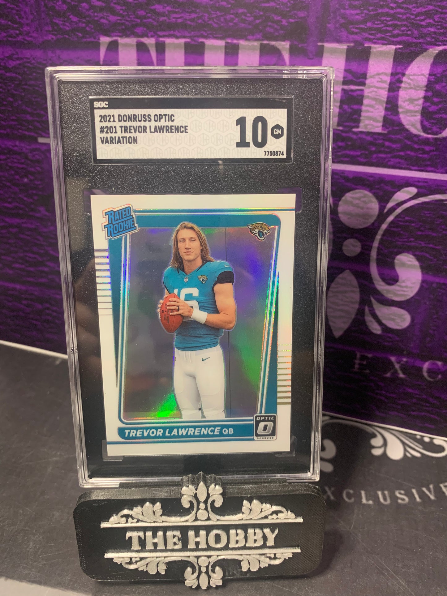 NFL TREVOR LAWRENCE RETED ROOKIE SP VARIATION